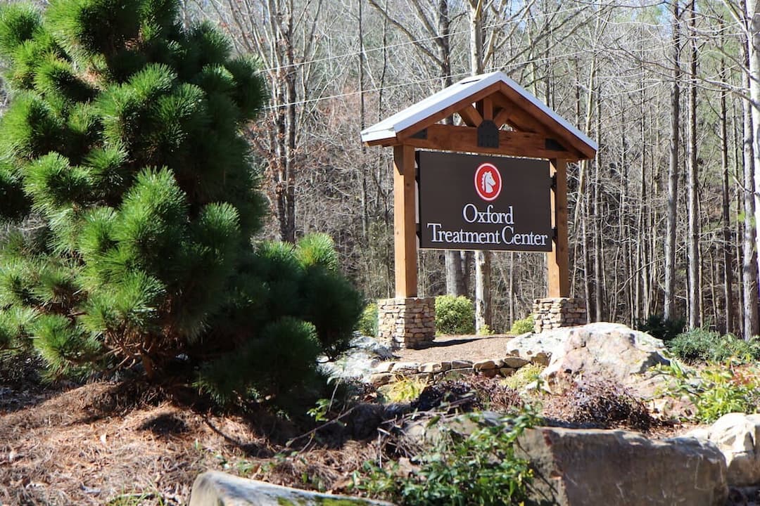 Oxford Treatment Center welcome sign