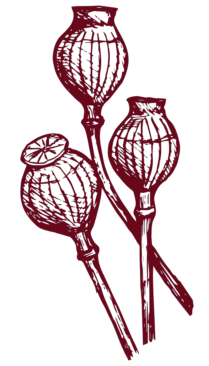 set of poppyheads