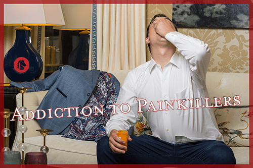 man addicted to prescription painkillers