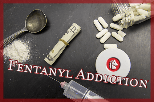 different opioids including fentanyl in different forms on a table
