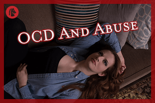 woman with ocd laying on couch and looking into distance